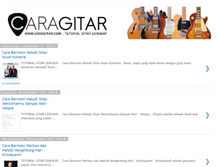 Tablet Screenshot of caragitar.com